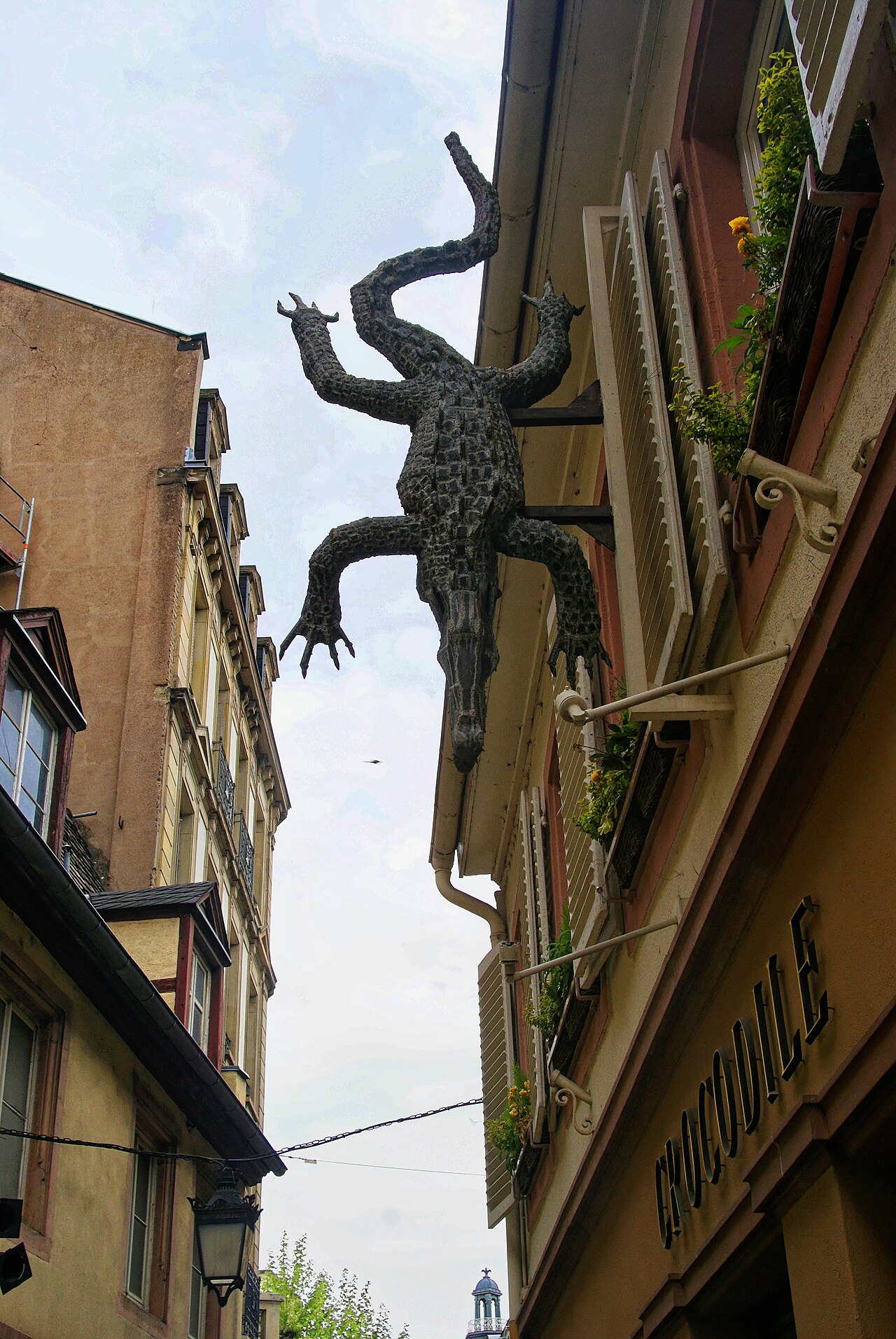 La rue de l'Outre à Strasbourg, où se trouve la Bierstub Le Schluch depuis 1960