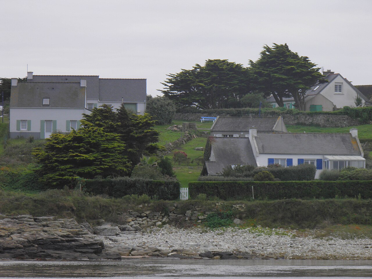 Le village de l'île de Molène, Finistère